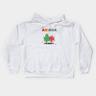 Ariana Custom Request Personalized - Christmas Tree Kids Hoodie